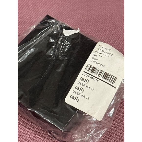 DEZSO BY SARA BELTRÁN Natural Shell Silimanite Necklace in Tan Leather New - Picture 7 of 8